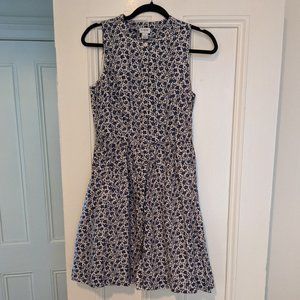 J Crew Factory Floral Shirt Dress Size 4